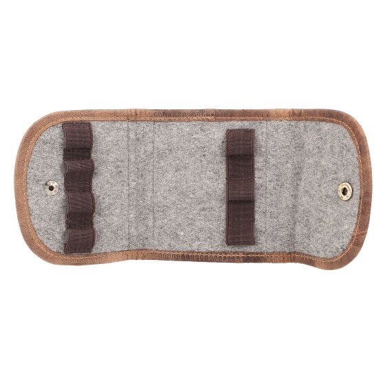 Greenburry Vintage hunting pouch leather 11 cm