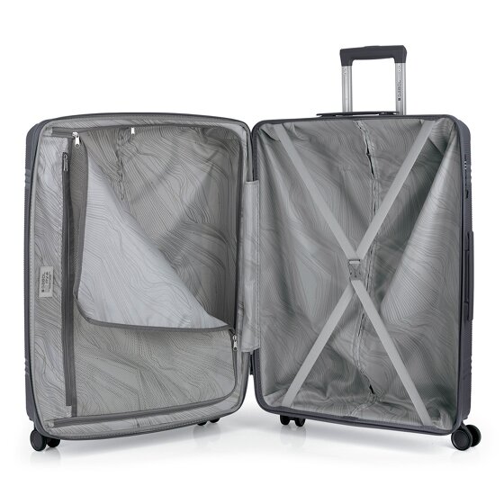 Gabol Saori 4 wheels Trolley 77 cm with expansion pleat