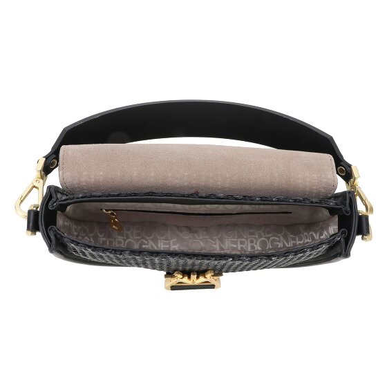 Bogner Zuoz Rafia Cassy Shoulder Bag Leather 21 cm