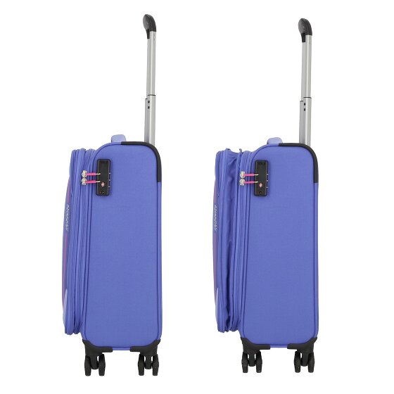 American Tourister Pulsonic 4 wheels Cabin trolley 55 cm with expansion pleat