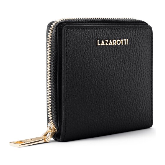 Lazarotti Bologna Leather Medium Zip-Around Wallet, Leather, 10 cm