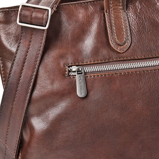 Plevier Power Shopper Bag Genuine Leather 43.5 cm Laptop compartment