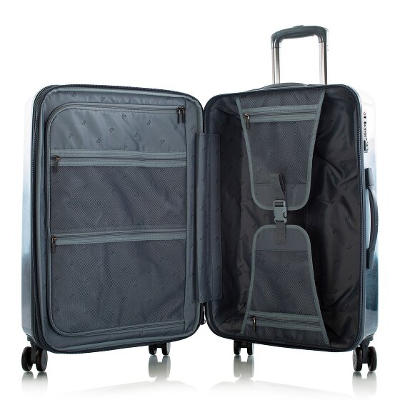 Heys Black Camo 4 wheels Suitcase set 3-piece with expansion pleat