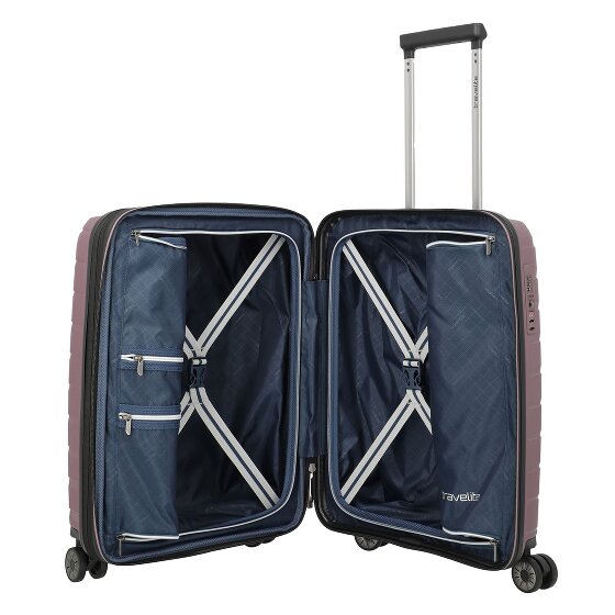 Travelite Air Base 4 wheels Cabin trolley 55 cm with expansion pleat