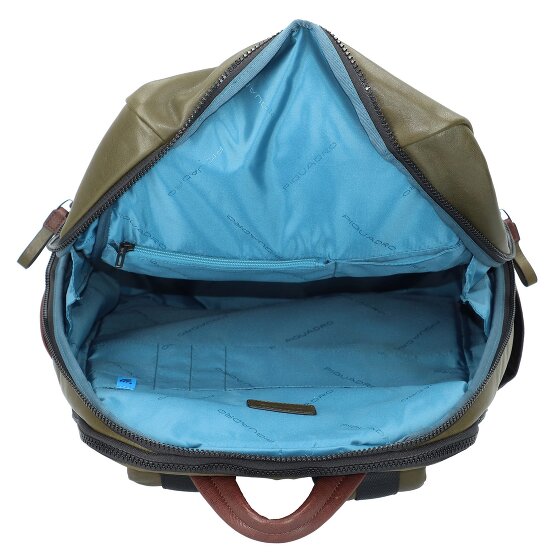 Piquadro Harper backpack RFID leather 46 cm laptop compartment