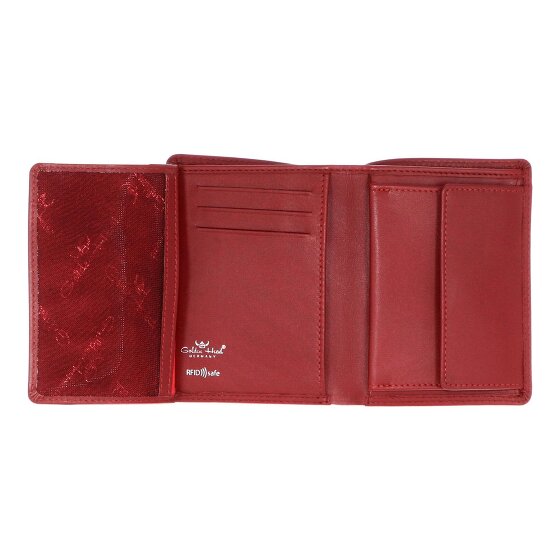 Golden Head Polo Wallet RFID protection Genuine Leather 9 cm