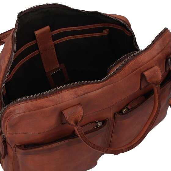 Harbour 2nd Urban Poets Briefcase Genuine Leather 50 cm Laptop compartment