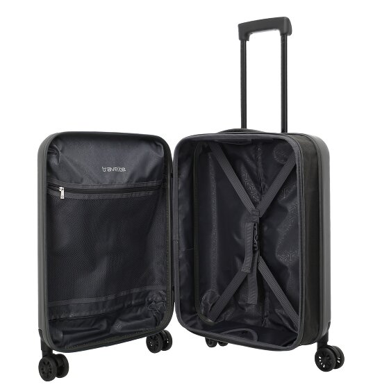 Travelite Basics foldable 4-roll cabin trolley 55 cm