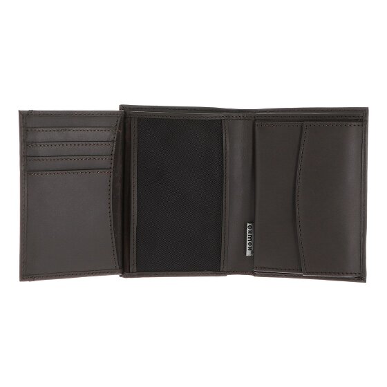 oxmox Leather Wallet RFID protection Genuine Leather 10 cm