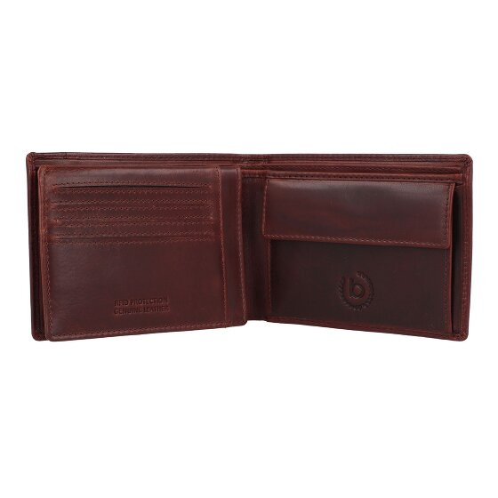 Bugatti Romano Wallet RFID protection Leather 12 cm