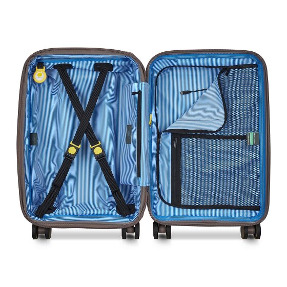 Delsey Paris Lutece 4 wheels Cabin trolley 55 cm with expansion pleat