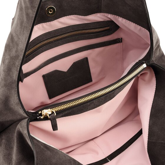 LES VISIONNAIRES Paz Essential Shoulder Bag Genuine Leather 46 cm