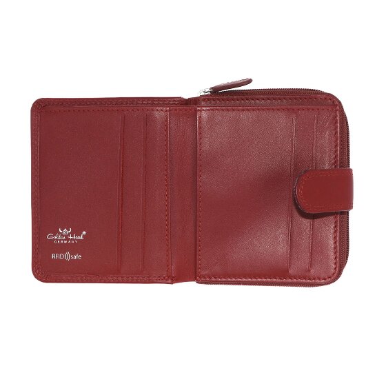 Golden Head Polo Wallet RFID protection Genuine Leather 10.5 cm