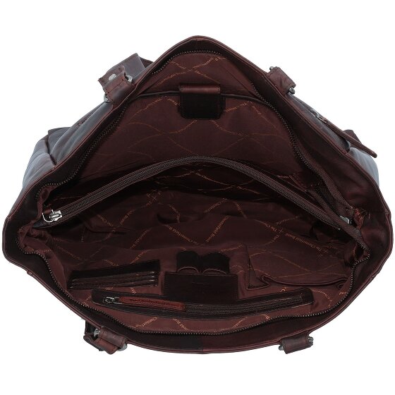 The Chesterfield Brand Wax Pull Up Shoulder Bag Leather 36 cm Laptop compartment