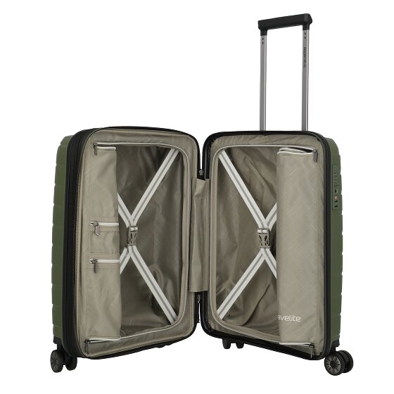 Travelite Air Base 4 wheels Cabin trolley 55 cm with expansion pleat