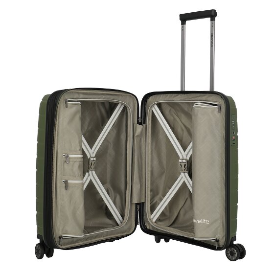 Travelite Air Base 4 wheels Cabin trolley 55 cm with expansion pleat