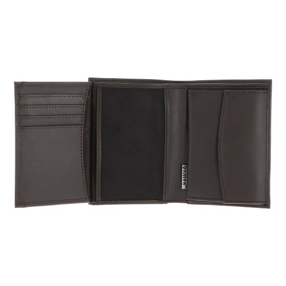 oxmox Leather Wallet RFID protection Genuine Leather 10 cm