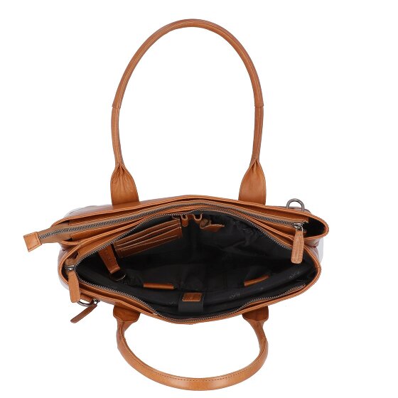Plevier Rock Amber Shoulder Bag Leather 43 cm Laptop compartment