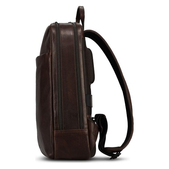Jost Glasgow Daypack RFID protection Genuine Leather 44 cm Laptop compartment