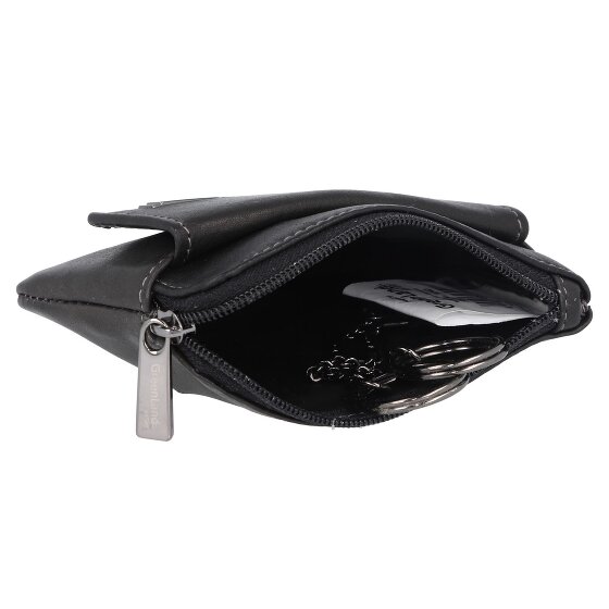 Greenland Nature Black Nappa Key Case RFID Leather 11.5 cm