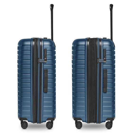 Pactastic Collection 04 THE MEDIUM + 4 wheels Trolley M 66 cm with expansion pleat