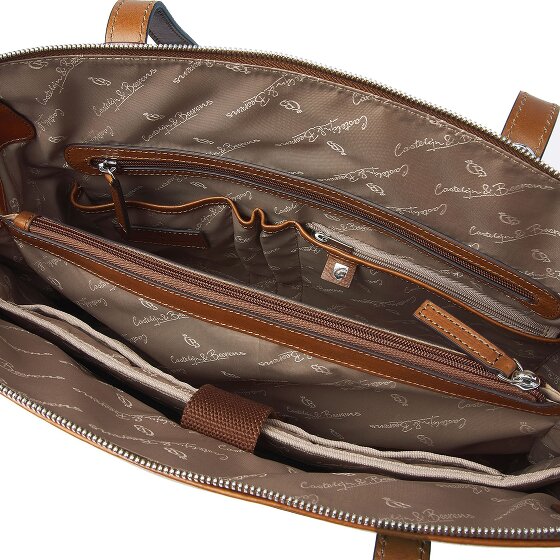 Castelijn & Beerens Lia Shopper Bag RFID protection Leather 45 cm Laptop compartment