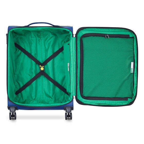 Delsey Paris x United Colors of Benetton Color Block 4-wheel suitcase set 3 pcs.