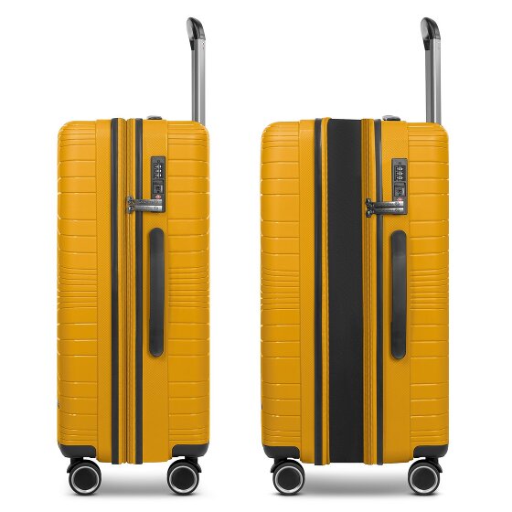 Franky Dallas 3.0 4-wheel suitcase set 3-piece with expansion fold