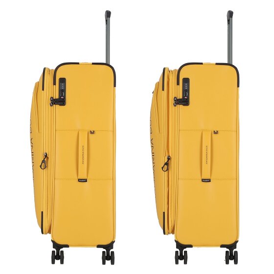 Mandarina Duck Eco Coated 4 wheels Trolley L 78 cm with expansion pleat