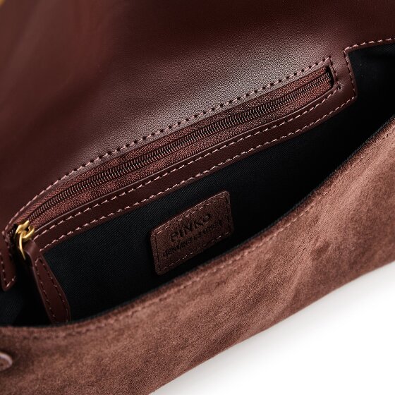 PINKO Love Soft Clutch bag Genuine Leather 27 cm