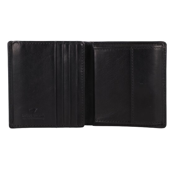 Braun Büffel Arezzo Wallet RFID protection Leather 9.5 cm