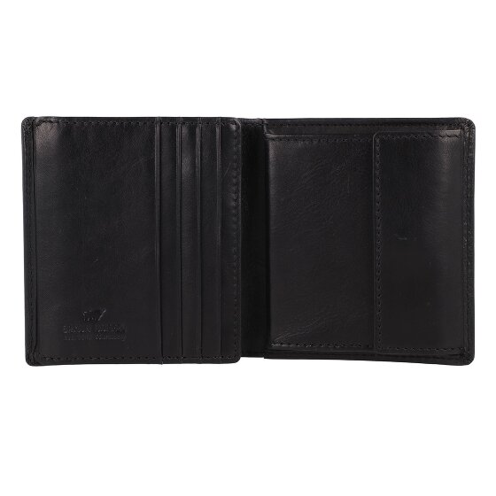 Braun Büffel Arezzo Wallet RFID protection Leather 9.5 cm