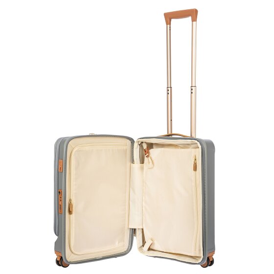 Bric's Capri 4 wheels Cabin trolley 55 cm Laptop compartment with expansion pleat