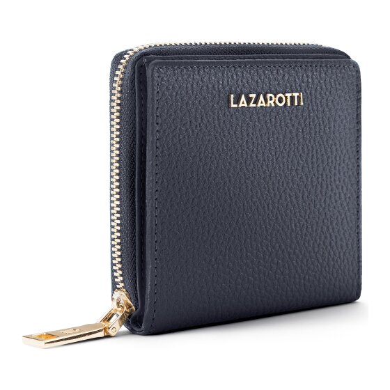 Lazarotti Bologna Leather Medium Zip-Around Wallet, Leather, 10 cm