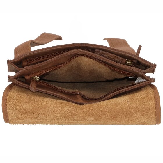 Greenland Nature Natural Combination shoulder bag leather 26 cm