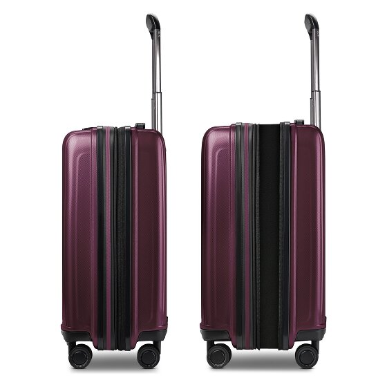 Redolz Essentials 14 suitcase set 2 pcs. cabin trolley with stretch fold & beauty case