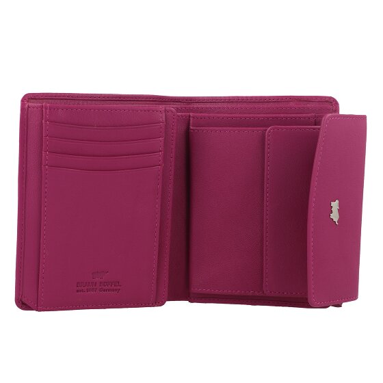 Braun Büffel Joy Wallet RFID protection Leather 12 cm