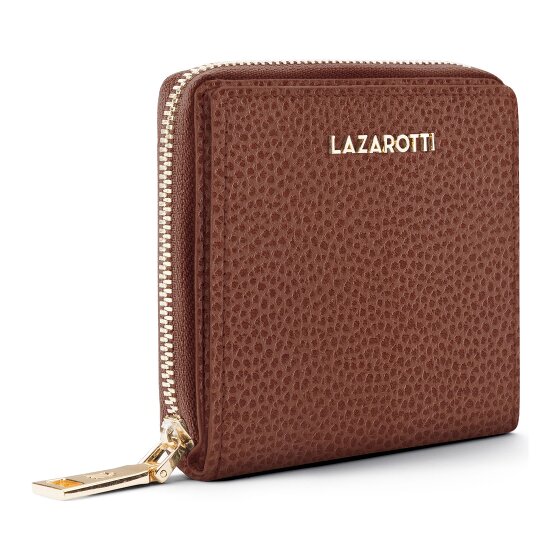 Lazarotti Bologna Leather Medium Zip-Around Wallet Leather 10 cm