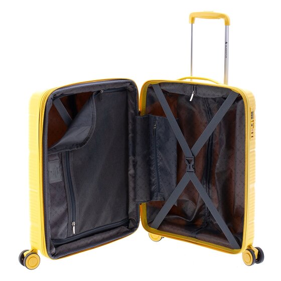 Gladiator 0800 4 wheels Cabin trolley 55 cm with expansion pleat