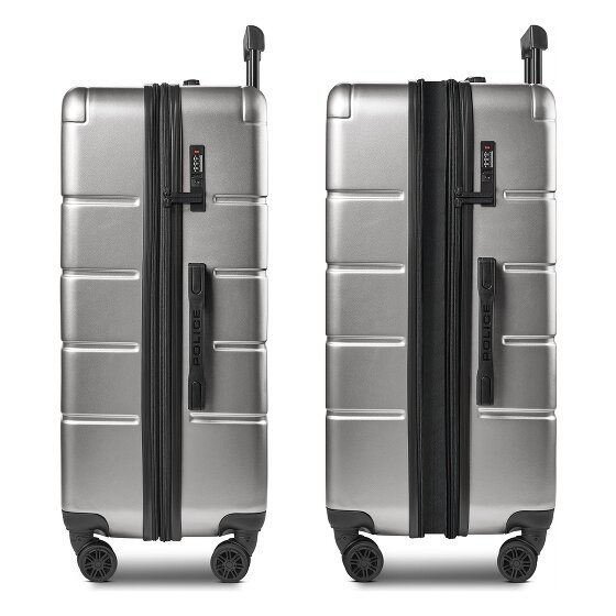 Police Dublin 4 wheels Trolley L 75 cm Expandable