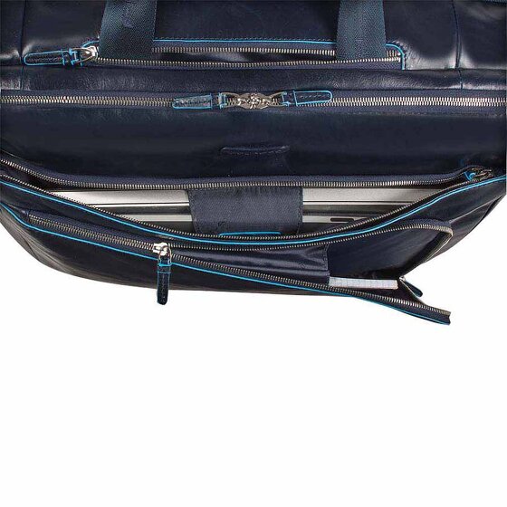 Piquadro Blue Square 2 Roll Business Trolley Leather 51 cm Laptop compartment
