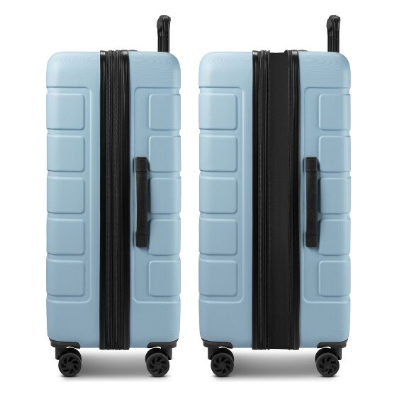 Saxoline Miami 4 wheels Suitcase set 2-piece with expansion pleat