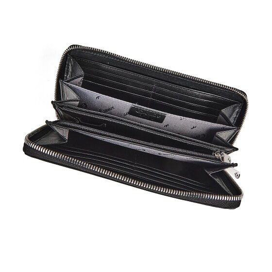 Esquire Silk Wallet Genuine Leather 19 cm