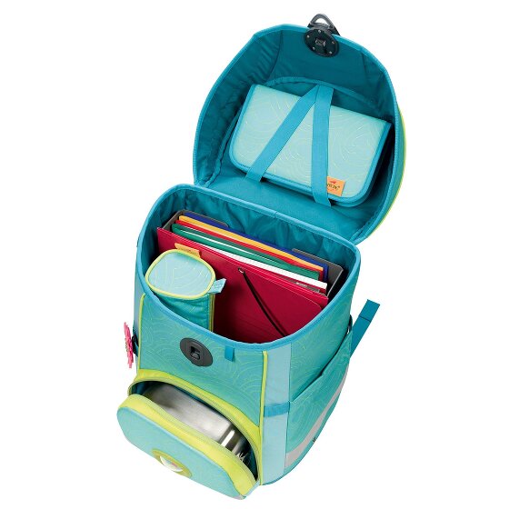 DerDieDas ErgoFlex Easy LED School bag set 5-piece