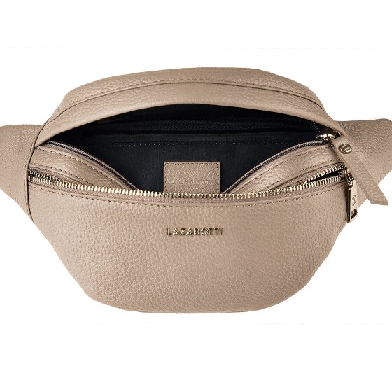 Lazarotti Bologna Leather Double-Zip Bum Bag, Crossbody, Leather, 25 cm