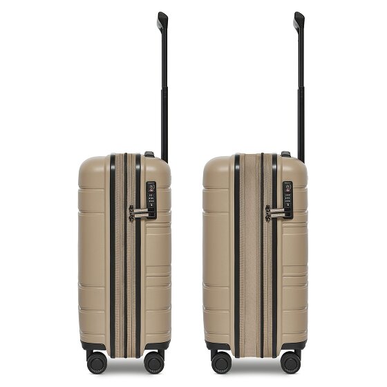 Redolz Essentials 11 4 wheels Cabin trolley 55 cm with expansion pleat