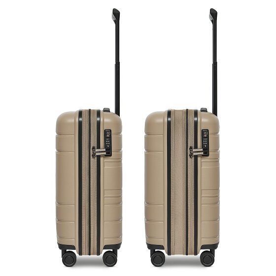 Redolz Essentials 11 4 wheels Cabin trolley 55 cm with expansion pleat