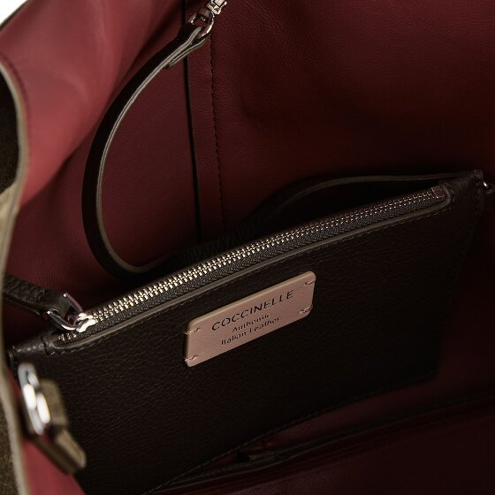 Coccinelle C-Easy Shoulder Bag Genuine Leather 36 cm