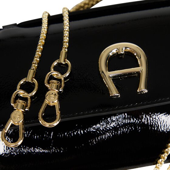 Aigner Handbag RFID protection Leather 19 cm