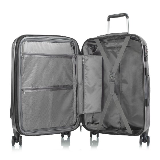 Heys Vantage 4 wheels Suitcase set 3-piece with expansion pleat